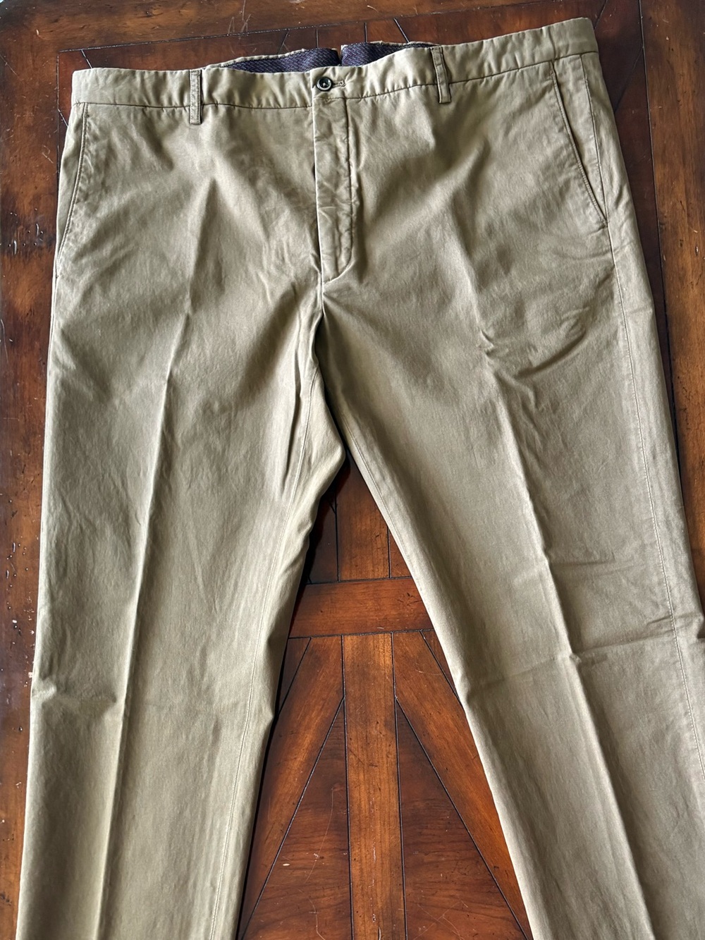 Zanella Noah Pants in Khaki Size 42